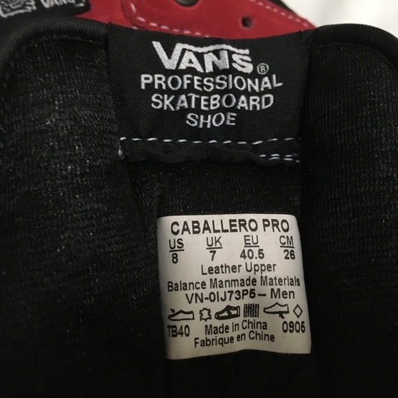 Vans Caballero hi top classic skate shoes vtg - Picture 4 of 8